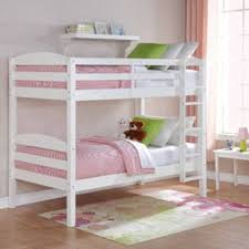Kids Toddlers Twin Over Twin Wood Bunk Bed Childrens Bedroom Furniture Wood Bunk Beds