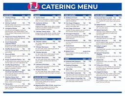 Order from garden catering and 81,000+ others. T J Iga Supermarket Catering Menu