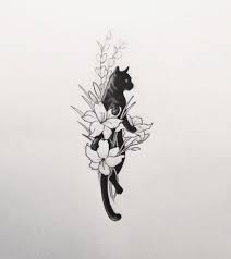 1000 Ideas About Cat Tattoos On Pinterest Cat Tattoo Designs With Shoulder Sleeve Tattoos Cat Tattoo Designs Black Cat Tattoos