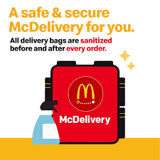I am an existing mcdelivery user and don't have a password. Mcdonald S A Safe And Secure Mcdelivery Is Sanitizing
