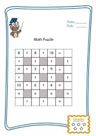 Welcome to our math puzzle worksheets for 3rd graders. 40 Worksheets Of Math Puzzles For Kindergarten Distance Learning