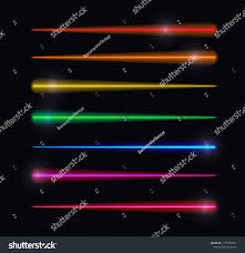 Vector Motion Lights Abstract Glowing Lines Rainbow Colors Isolated On Black Background Set Abstract Glowing Lines Ve Motion Lights Rainbow Colors Abstract