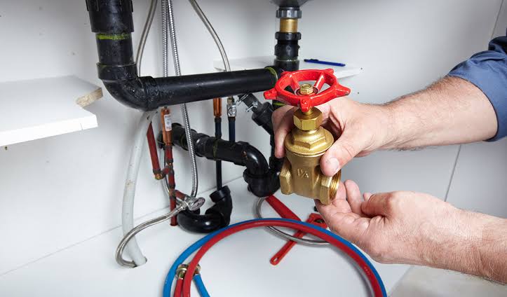 Professional home service technician providing residential service