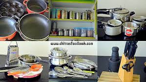 The list of names kitchen items in english. Kitchen Utensils Tools List For Home With Pdf Chitra S Food Book