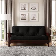 Check spelling or type a new query. Dhp 8 Inch Independently Encased Coil Futon Mattress Black Microfiber Walmart Com Walmart Com