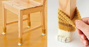 Outgeek chair leg socks, 24 pcs furniture socks chair leg covers cute cat foot shaped knitted… $10.99. Every Cat Lady Needs These Cat Paw Chair Socks That Protect From Floor Scratches