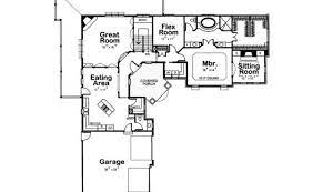 This home plan boasts a large. Shaped House Plans Home Design Simple House Plans 65197