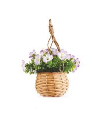 'artificial hanging baskets uk' is part of all seasons group, we have been creating, developing, modernising artificial/silk flower displays/hanging baskets for over 20 years and continue to be at the forefront of our market sector. Mini Purple Artificial Flower Basket Aldi Uk