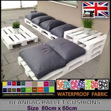 Waterproof Bean Bag Cushion 80 X 60 Pallet Rattan Garden Furniture Beanbag 5055744371034 Ebay Pallet Cushions Rattan Garden Furniture Diy Furniture Couch