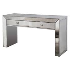 Rosdorf Park 56 Solid Wood Console Table And Bench Set Colour Silver In 2020 Mirrored Console Table Silver Console Table Console Table