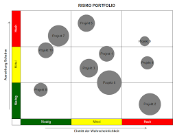 Risikomatrix mit finanzellen auswirkungen vorlage excel : Risiko Portfolio