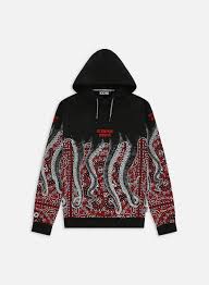 Cookies thin mint red & black hoodie. Octopus Octopus Bandana Hoodie Black Red Graffitishop