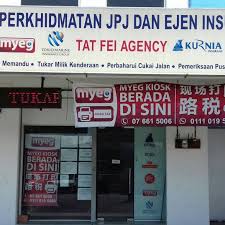 Tax your car, motorcycle or other vehicle using a reference number from: Tat Fei Insurance Takaful And Myeg Indahpura Kulai Senai Insurance Agency In Taman Indahpura