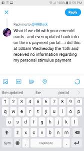 Consult your emerald card cardholder agreement for more information. H R Block On Twitter If You Did Not Use Direct Deposit For Your Refund The Irs Will Begin Mailing Approximately 5 Million Checks Weekly Starting Next Week Beginning With Households With The