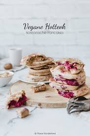 Zweierlei Vegane Koreanische Hotteok Maras Wunderland Rezept Lebensmittel Essen Susse Auflaufe Dessert