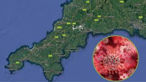 This map of cornwall is by christopher saxton. Covid Case Figures In Each Part Of Cornwall On Cluster Map Falmouth Packet