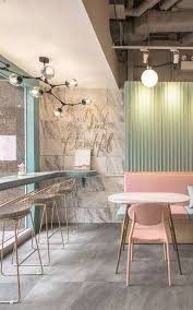 Marble Tile Wallpaper Muralswallpaper Coffee Shop Interior Design Cafe Interior Design Restaurant Interior
