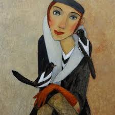 Promener le chien by Brigitte Sanchez, art work