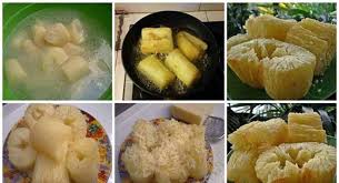 Kayanya kurang afdol gitu kl bikin kolak singkong tanpa pisang.hehehe.jadilah saya bikin singkong krispy ini.rasanya gurih2 manis.renyah diluar trus dalemnya lembut bgt. Resep Singkong Keju Goreng Crispy Di Luar Dan Empuk Dii Dalam