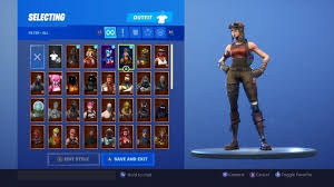 In v8.10, the outfit received an additional checkered edit style, which was already in save the world before. Fortnite Renegade Raider Account Epic Games Fortnite Epic Games League Of Legends Game