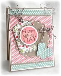 Black and white wreath happy mother's day card. The Scalloped Edge Viva La Verve Mothersday Cards Cards Handmade Mothers Day Cards