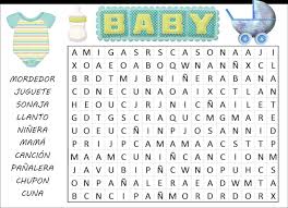 Juegos para baby shower crucigrama con respuestas. 101 Fiestas 12 Juegos Divertidos Para El Baby Shower