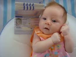 Elaine got her passport