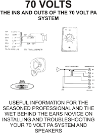 Serial data link, telemetry & logging control. 70 Volt Volume Control Wiring Diagram Wiring Diagram Ceiling Power Poles Yenpancane Jeanjaures37 Fr