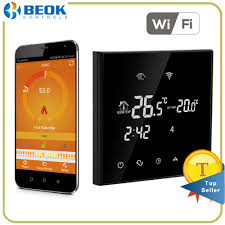Beok Tgt70wifi Ep Wifi Intelligente Termostato Di Risparmio Energetico 7 Giorni Programmabile Touchscreen Regolatore Di Temperatura Per Il Riscaldament Termostat