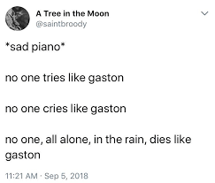 Twitter Is Having A Field Day With These Gaston Song Remixes Parody Songs Funny Songs Funny Song Parody