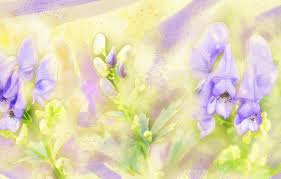 To renew our senses of sight, smell & taste, when winter or distance has called. Wallpaper Flowers Green Background Lilac Figure Graphics Treatment Picture Garden Art Painting Gently Easy Drawing Strokes Digital Painting Images For Desktop Section Zhivopis Download