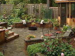 Make use of potted plants. Interesting Backyard Patio Designs Outdoor Patio Designs Included With Barbeque And Fireplace Small Patio Garden Small Backyard Landscaping Relaxing Backyard