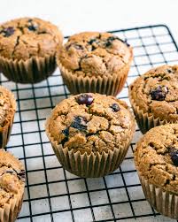 Healthy Blueberry Muffins In A Blender A Couple Cooks Recipe Muffin Recipes Blueberry Banana Blueberry Muffins Healthy Blueberry Muffins