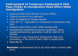 Before you can receive an employment pass for malaysia, your employer must get approval from an authority body to hire. Foreign Workers Division Immigration Department Ppt Download