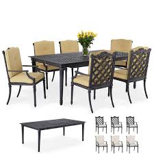 Maybe you would like to learn more about one of these? Oxleys Cast Aluminium Grande 2100 Rectangular 6 Seater Dining Set Birstall