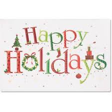Happy Holidays Boxed Greeting Cards Paper Direct The weather might be cold, but our hearts are warm! happy holidays boxed greeting cards