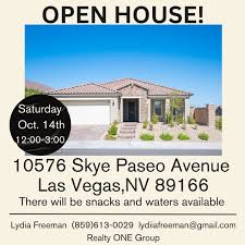 Had a great open house this past weekend! If your looking to buy or sell a  home I would love to assist! Lydia Freeman Realty ONE Group (859)-613-0029  Lydiiafreeman@gmail.com #lasvegas #realestate #openhouse #