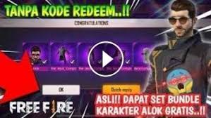 Kode redeem free fire terbaru 2021 hari ini!! Tanpa Kode Redeem Dapat Set Bundle Karakter Alok Gratis Garena Free Fire Diamond Free Free Gratis