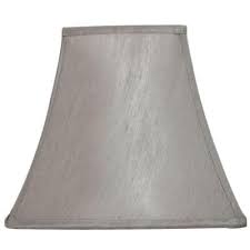 Hampton Bay Mix And Match Bavarian Grey Square Bell Table Lamp Shade Lamp Shade Floor Lamp Shades Table Lamp Shades