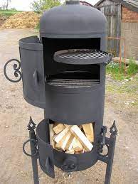 Fish Smoker Empty Calor Gas Bottle Converted Into A Fish Smoker Bbq Gas Bottle Bbq Diy Barbecue Custom Bbq Pits