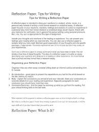 The outline of a reflective essay should be as follows: Reflection Paper Essays Thought