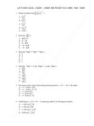 Semoga dapat menjadi referensi sobat. Soal Matematika