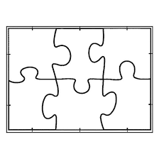 White Line Puzzle Format A5 Zum Selbst Bemalen 6 Stuck Puzzles Ganz Einfach Selber Gestalten Die Joypac White Line Puzzle Ist D Puzzlestucke Puzzle Ausmalen