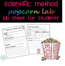 Popcorn Lab Scientific Method