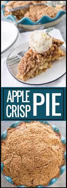 Apple Crisp Pie A Table Full Of Joy Recipe Apple Crisp Pie Dessert Recipes Easy Savoury Baking