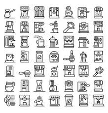 These files ready to be used with any cutting machine or program that support this format such as : Capsule Coffee Machine Vector Images Over 180