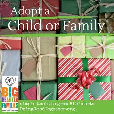 We've listed a number of gifts that we either received or bought for cards for adoption naming days. Adopt A Child Or Family For The Holidays Doing Good Together