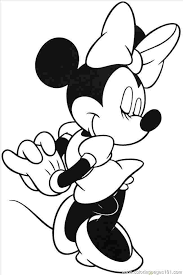 Top 25 free printable cute minnie mouse coloring pages online. Minnie Mouse Coloring Pages Wallpapers For Computers Black And White Minnie Mouse Outline 650x972 Wallpaper Teahub Io