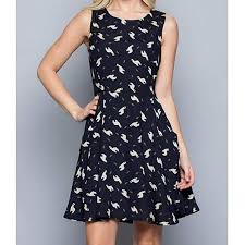 La Soul Women S Dress Llama Print On Navy Blue Medium At Amazon Women S Clothing Store Dresses Womens Dresses Women
