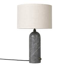 Gravity Table Lamp By Gubi Haus Grey Table Lamps Table Lamp Marble Table Lamp